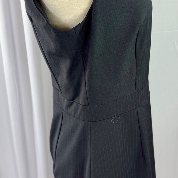 French Connection Black Pin Stripe Classic Dress - Picture 4 of 5